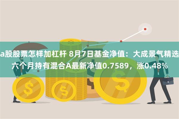 a股股票怎样加杠杆 8月7日基金净值：大成景气精选六个月持有混合A最新净值0.7589，涨0.48%