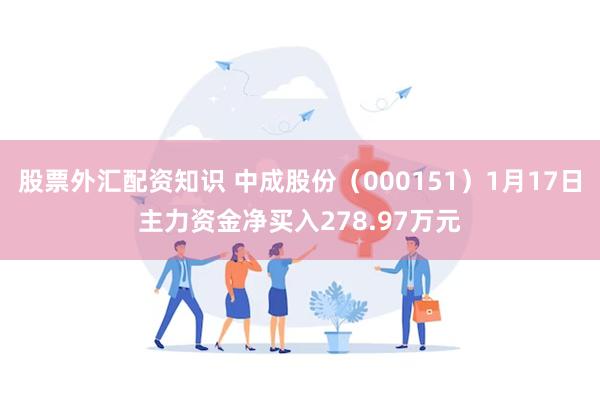 股票外汇配资知识 中成股份（000151）1月17日主力资金净买入278.97万元